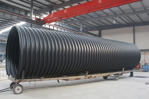 Lightweight hdpe spiral pipe for drainage