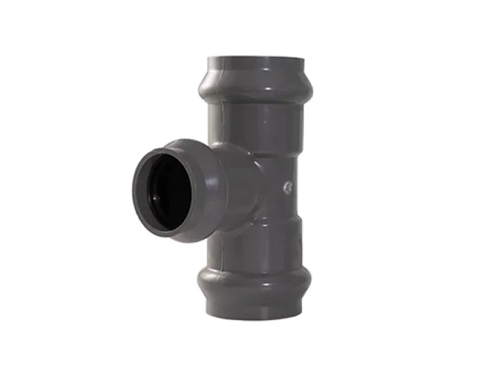 PVC Tee With Rubber Ring Socket Joint