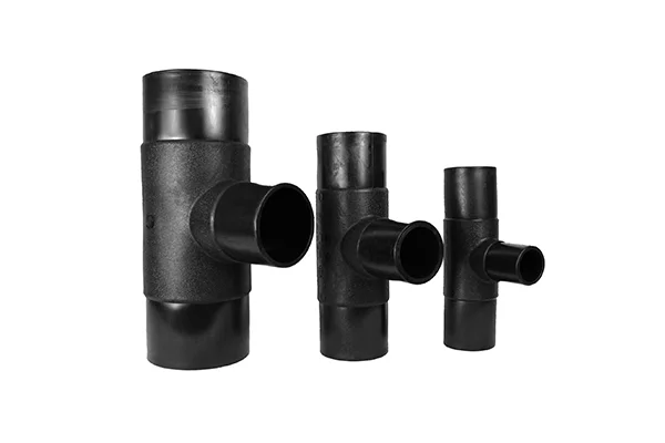 HDPE Buttfusion Reducing Tee for flow diversion