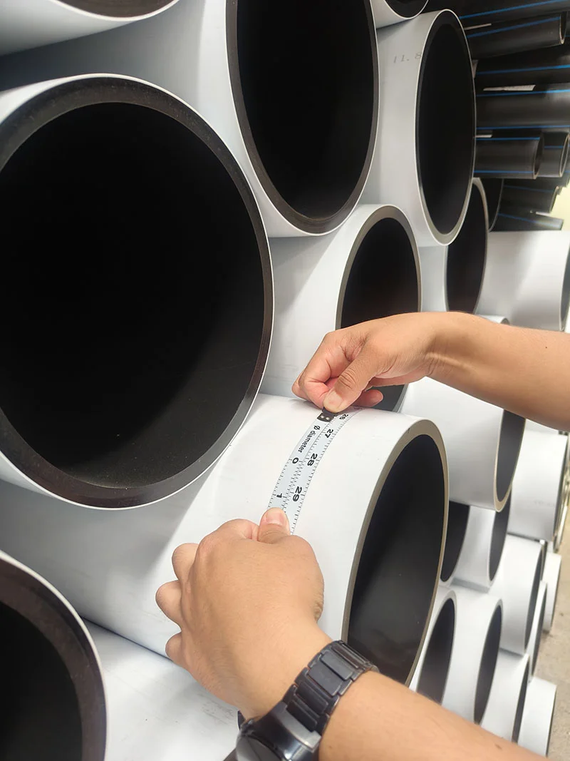 White Co-Extruded HDPE Pipe