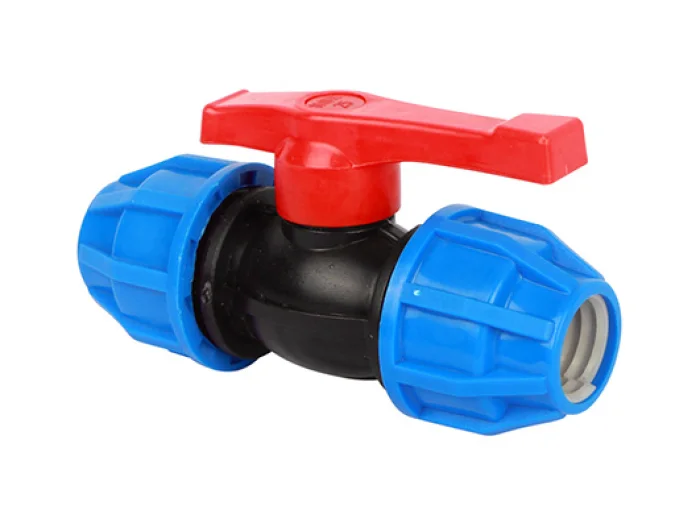 HDPE Compression fitting ball valve