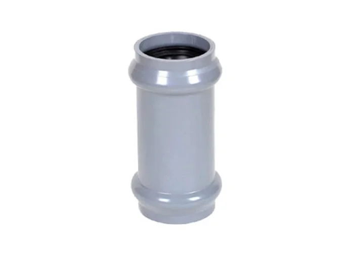 PVC Equal Coupler With Rubber Ring Socket Joint