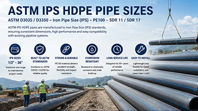 astm ips hdpe pipe size