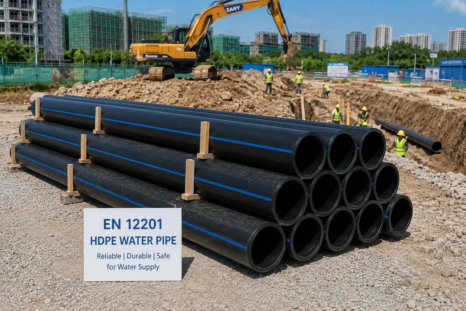 EN 12201 HDPE Pipe