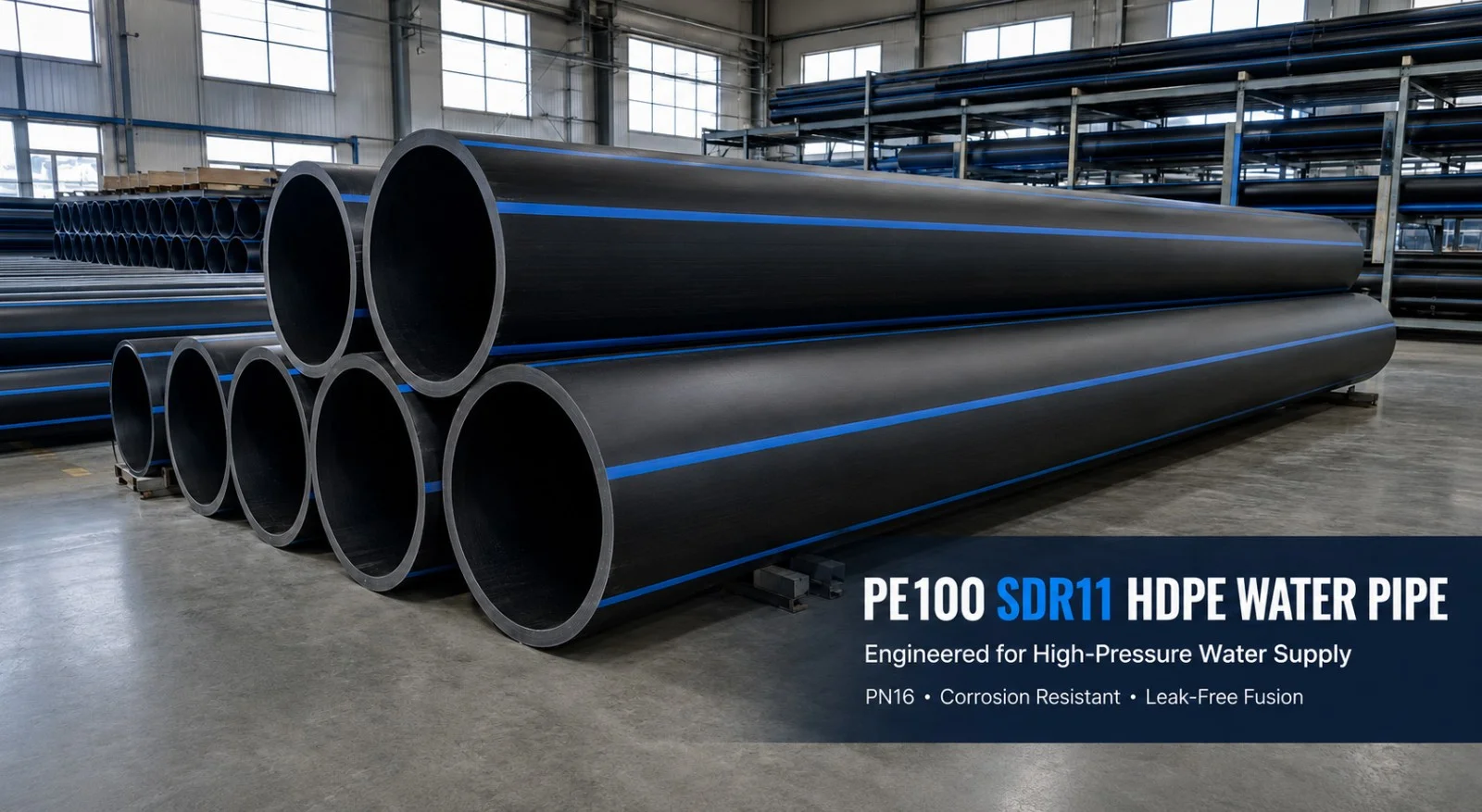 SDR11 hdpe Water pipe