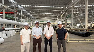 White Co-Extruded HDPE Pipe factory audit