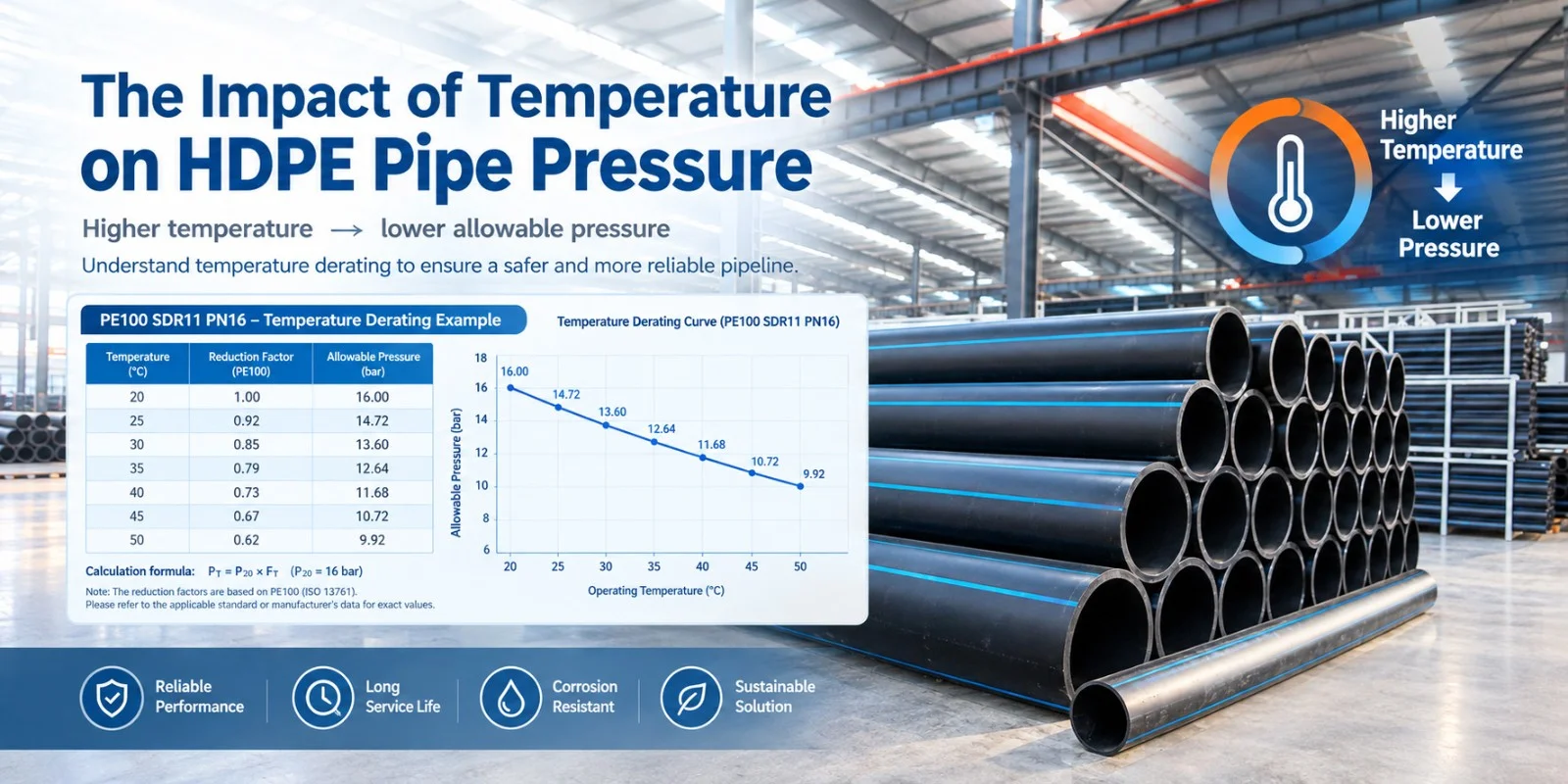Temperature Effects on HDPE Pipes