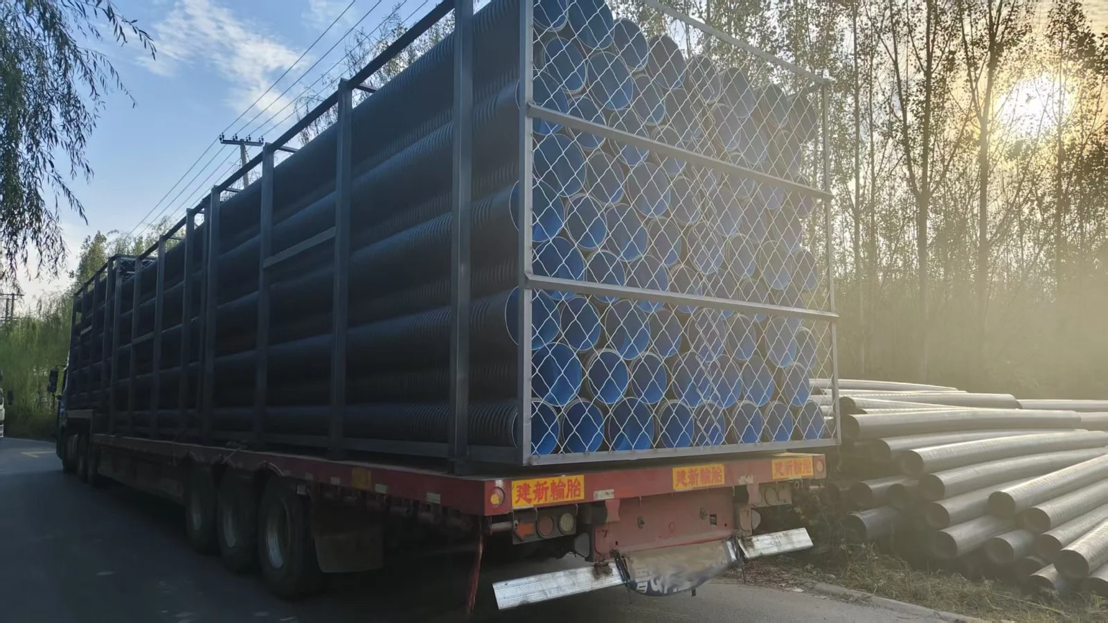 300 mm HDPE drainage pipe