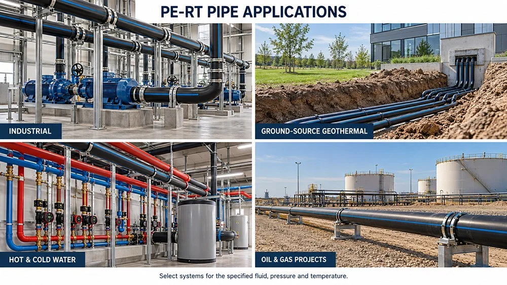PE-RT Pipe Applications
